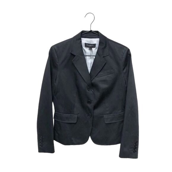 Talbots Textured Sateen Office Classic Blazer | 2 - Picture 1 of 6